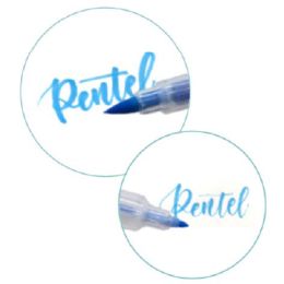 PentelArts BrushSignPen Pinselstift Twin, 24er Set