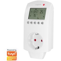 LogiLink Wi-Fi Smart Thermostat-Adapterstecker, 1-fach, wei