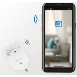 LogiLink Wi-Fi Smart Plug Adapterstecker, 1-fach, wei