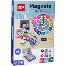 APLI kids Magnetspiel The Hours, mit Magnethalter