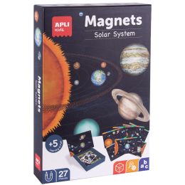 APLI kids Magnetspiel Sonnensystem, 27 Magnets