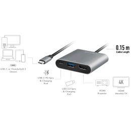 LogiLink USB 3.2 Gen 1 Adapterkabel, grau/schwarz
