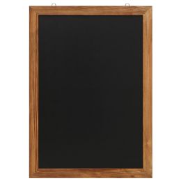 EUROPEL Kreidetafel mit Holzrahmen, 500 x 700 mm, schwarz