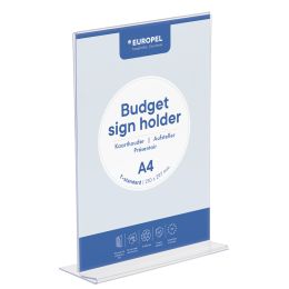 EUROPEL Tischaufsteller Budget, DIN A4, gerade