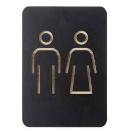 EUROPEL Piktogramm WC Herren, schwarz