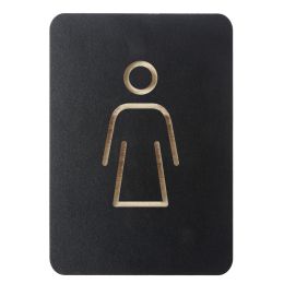 EUROPEL Piktogramm WC Damen, schwarz