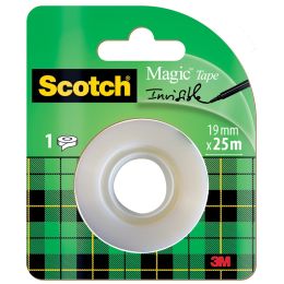 Scotch Klebefilm Magic, unsichtbar, 19 mm x 25 m