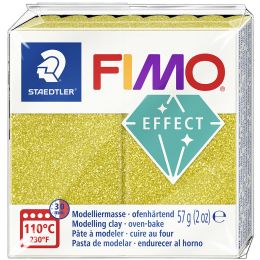 FIMO EFFECT Modelliermasse, ofenhrtend, gold-glitter, 57 g
