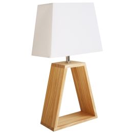 UNiLUX LED-Tischleuchte DUNE, wei / Holz