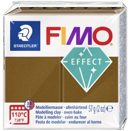 FIMO EFFECT Modelliermasse, grau-metallic, 57 g
