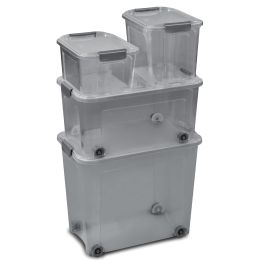 CEP Aufbewahrungsbox SHADOW, 13 Liter, transparent rauchgrau