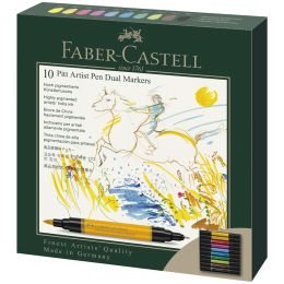 FABER-CASTELL Tuschestift PITT artist pen Dual Marker, 20er