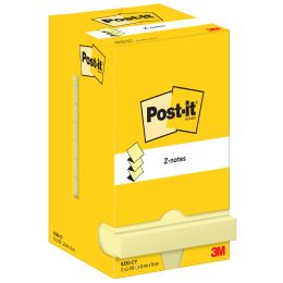 Post-it Z-Notes Haftnotizen, 127 x 76 mm, gelb