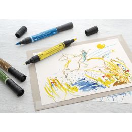 FABER-CASTELL Tuschestift PITT artist pen Dual Marker, 10er