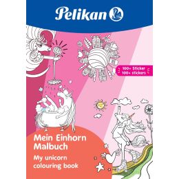 Pelikan Malbuch Mein Einhorn, DIN A4, inkl. 100 Sticker