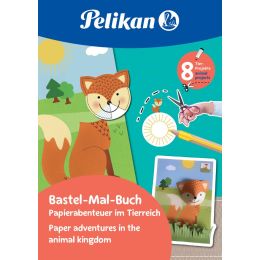 Pelikan Bastel- und Ausmalbuch Tierreich, DIN A4