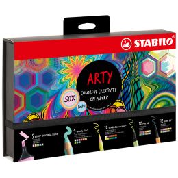 STABILO Kreativ-Set ARTY Pastel, 50er Box