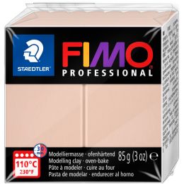 FIMO PROFESSIONAL Modelliermasse, ofenhrtend, ros, 85 g