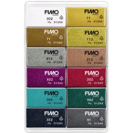 FIMO Modelliermasse-Set sparkle, 12er Set
