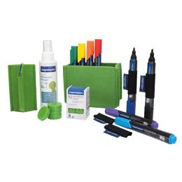 magnetoplan Whiteboard Essentials Kit, grün