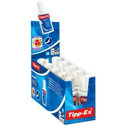 Tipp-Ex Correcteur liquide Rapid, blanc, prsentoir de 10