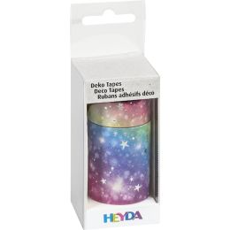 HEYDA Deko-Klebeband Rainbow Glitter