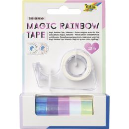 folia Deko-Klebefilm Magic Rainbow Tape inkl. Abroller