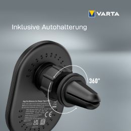VARTA Ladegert Mag Pro Wireless Car Charger, schwarz