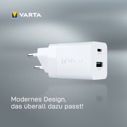 VARTA USB-Adapterstecker Speed Charger, 38 Watt, wei