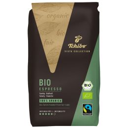 Tchibo Kaffee Vista Bio Espresso, ganze Bohne