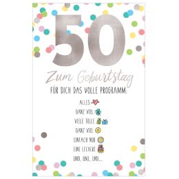 SUSY CARD Geburtstagskarte - 30. Geburtstag Emoji 2