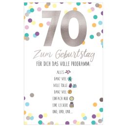 SUSY CARD Geburtstagskarte - 40. Geburtstag Emoji 2