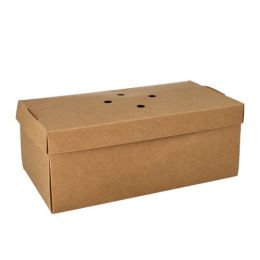 PAPSTAR Baguettebox pure faltbar, Mae: 130 x 250 x 100 mm