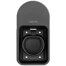 LogiLink Wandhalterung mit Kabelablage fr E-Auto-Ladekabel