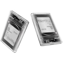 LogiLink 2,5 SATA Festplatten-Gehuse, USB 3.0, transparent