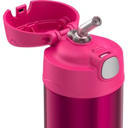 THERMOS Isolier-Trinkflasche FUNTAINER Straw Bottle, pink