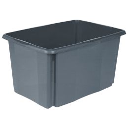 keeeper Aufbewahrungsbox emil eco, 45 Liter, eco-graphite