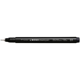 Tombow Fineliner MONO drawing pen, schwarz, Strichstrke 01