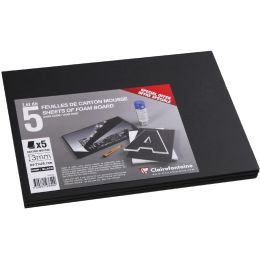 Clairefontaine Foam Board, 210 x 297 mm (A4), 5 mm, schwarz