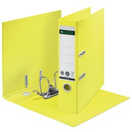 LEITZ Ordner Recycle, 180 Grad, 80 mm, gelb