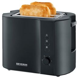 SEVERIN 2-Scheiben-Toaster AT 9552, 800 W, schwarz-matt