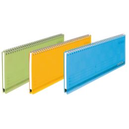 herlitz Tischkalender Colori 2024, farbig sortiert
