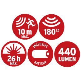 brennenstuhl Batterie-LED Strahler LUFOS, 440 Lumen, IP44