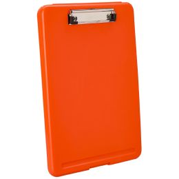 Lufer Klemmbrett Safety, mit Aufbewahrungsfach, orange