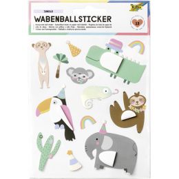 folia Wabenball-Sticker JUNGLE