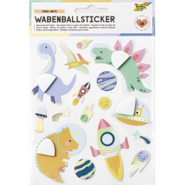 folia Wabenball-Sticker DINO-MITE