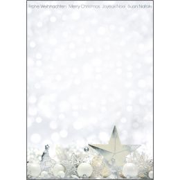 sigel Weihnachts-Motiv-Papier Christmas Timber, A4, 90 g/qm