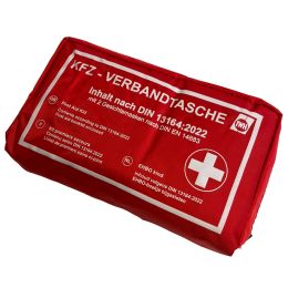 IWH KFZ-Verbandtasche, Inhalt DIN 13164, rot