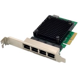 DIGITUS Gigabit Ethernet PCI Express Netzwerkkarte, 4-Port