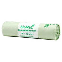 PAPSTAR Bioabfallbeutel bioMAT, 10 Liter, grn
